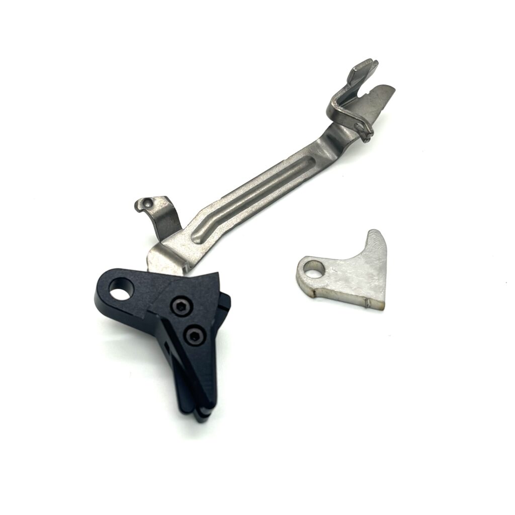 For Glock FRT V3 6061 Aluminum Trigger Shoe & Bar Kit, Gen 1 2 3 4, .45ACP, 10mm (OEM Glock Trigger Bar SP01194)