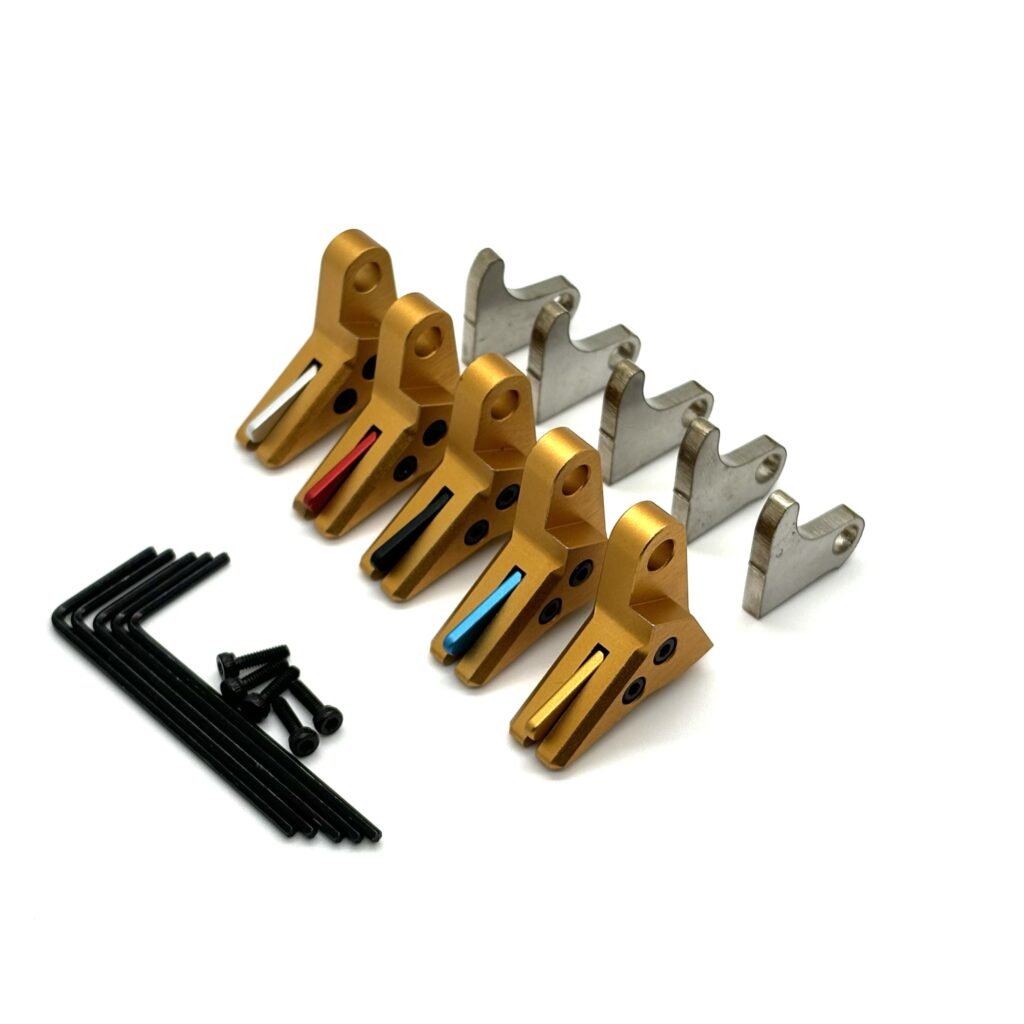 For Glock FRT V3 6061 Aluminum Trigger Shoe & Bar Kit, Gen 1 2 3 4, .45ACP, 10mm (OEM Glock Trigger Bar SP01194)
