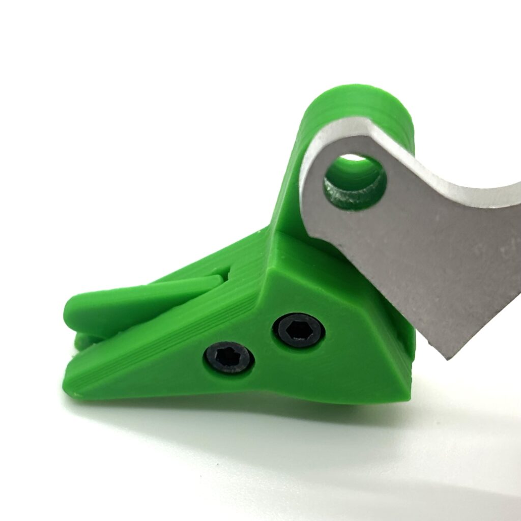 For Glock FRT Polymer V3 Trigger Shoe Kit with Safety and Curved Steel Trip for Gen 1-4 Glocks – Green