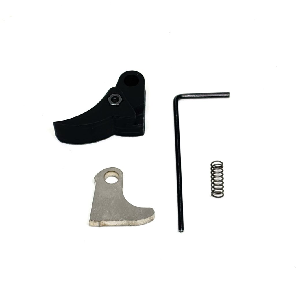 For Glock Polymer FRT V2 Trigger Shoe Kit – Curved Black