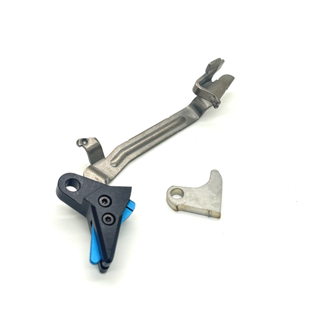 For Glock FRT V3 6061 Aluminum Trigger Shoe & Bar Kit, Gen 1 2 3 4, .45ACP, 10mm (OEM Glock Trigger Bar SP01194)
